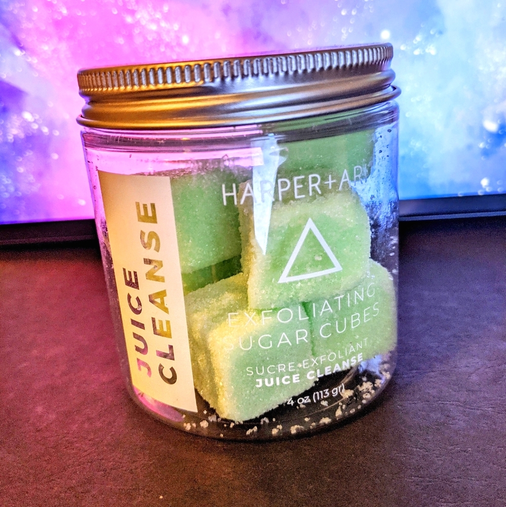 Harper+Ari Juice Cleanse Exfoliating Sugar Cubes